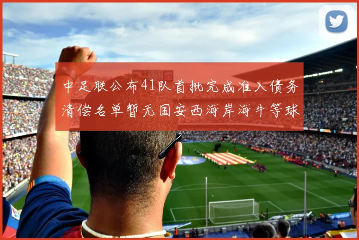 中足联公布41队首批完成准入债务清偿名单暂无国安西海岸海牛等球队参与